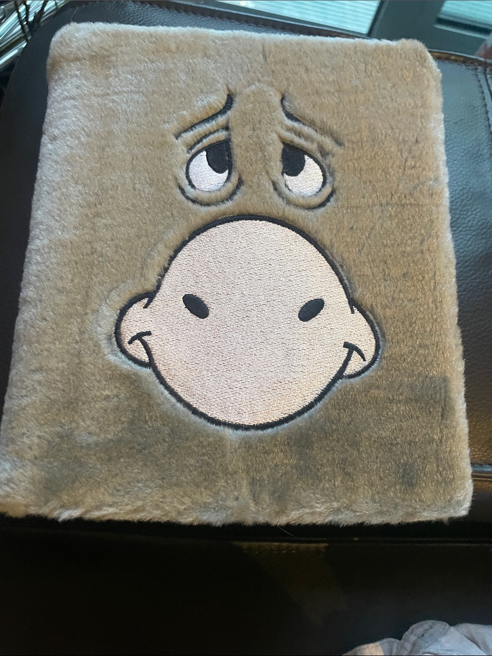 Disney Gray Plush Notebook  Eeyore